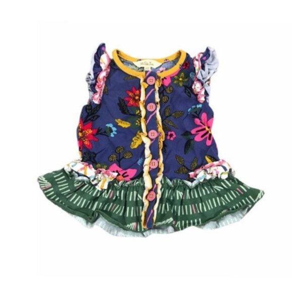 Matilda Jane Color Time Tunic Infant Girls Size 6 - 12 months Very good Used con - Picture 7 of 9